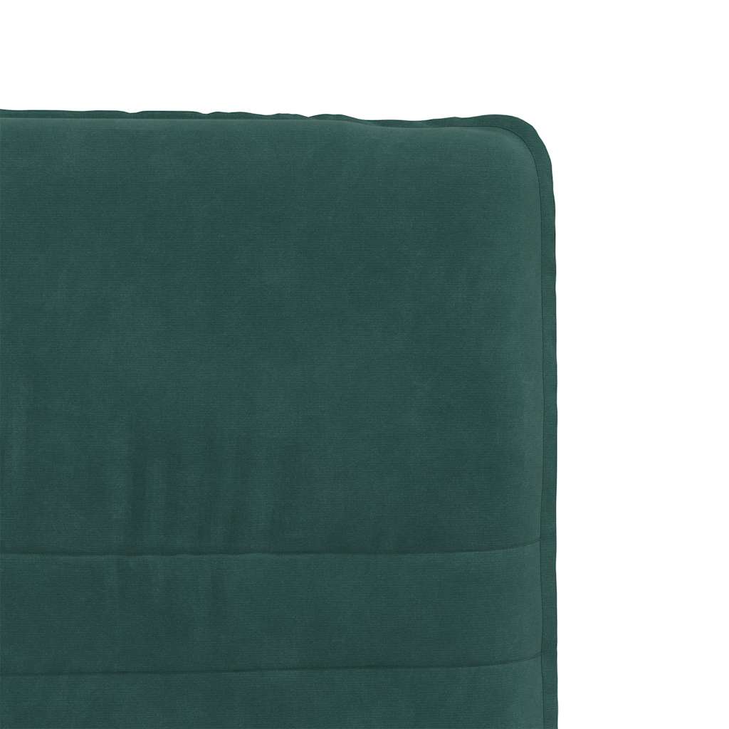 Chaises à manger lot de 6 vert foncé velours Chaises de cuisine vidaXL