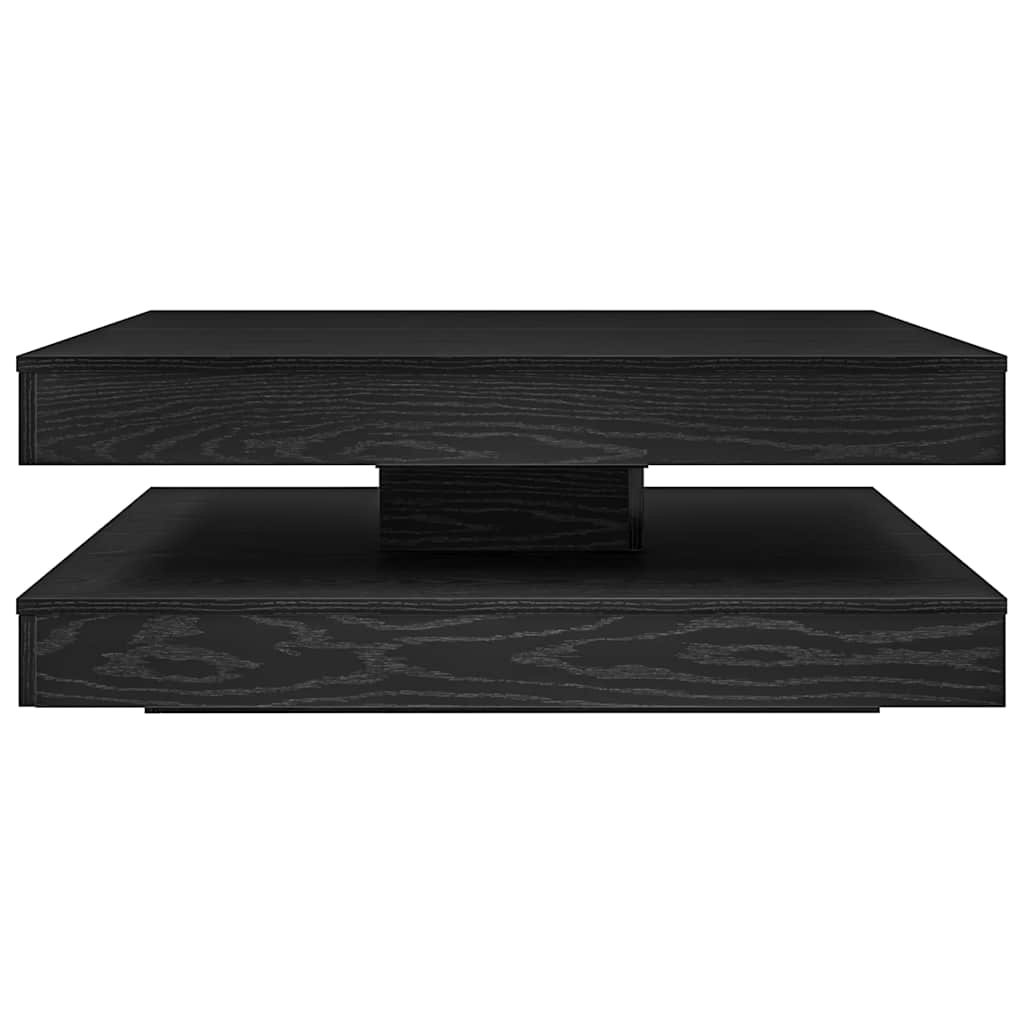 Table basse rotative à 360 degrés chêne noir 90x90x34,5 cm Tables basses vidaXL   