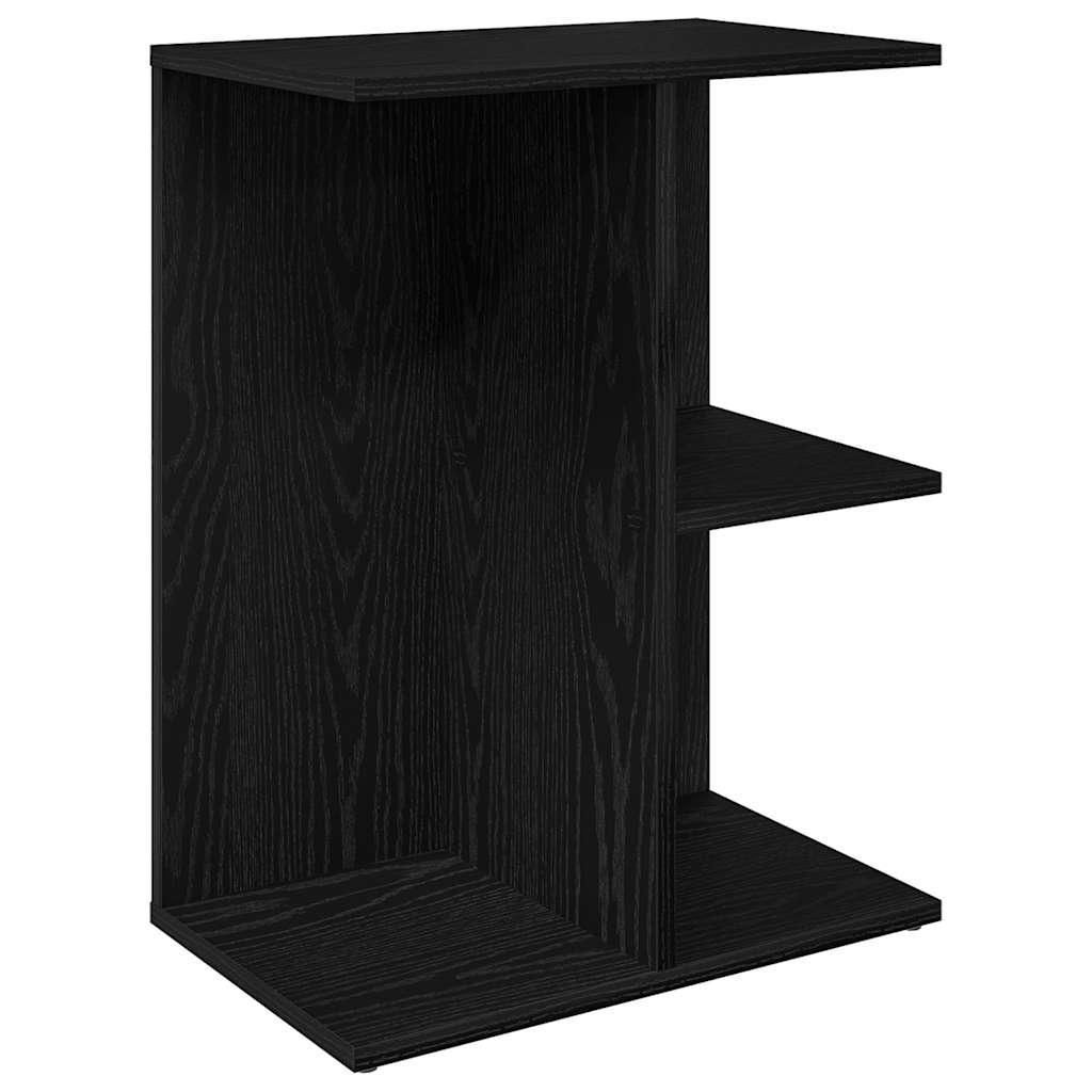 Table de chevet chêne noir 46,5x29x61 cm bois d’ingénierie - Xios Store SNC