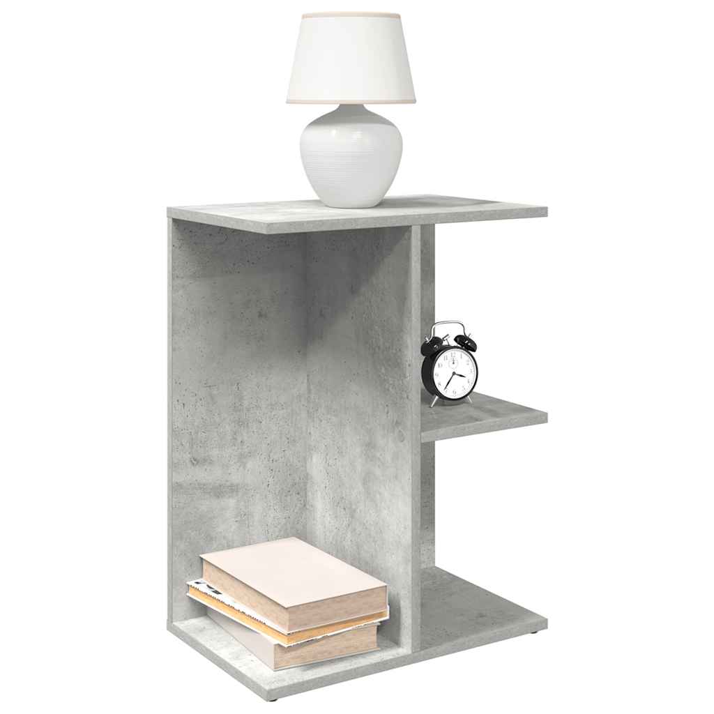 Tables de chevet 2 pcs gris béton 46,5x29x61 cm bois ingénierie - Xios Store SNC