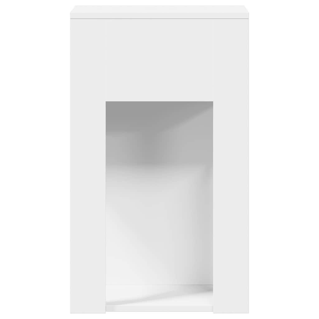 Support de tour d'ordinateur avec tiroir blanc 30x44x74 cm Bureaux vidaXL   