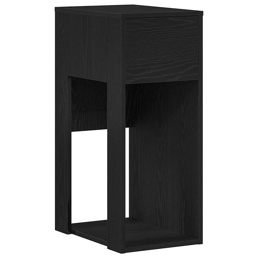 Support de tour d'ordinateur avec tiroir noir 30x44x74 cm Bureaux vidaXL   