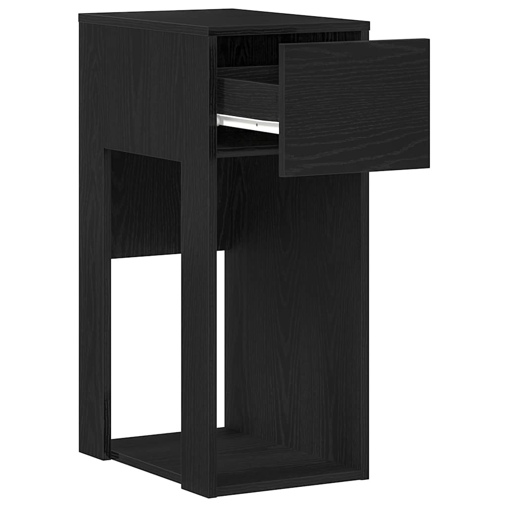 Support de tour d'ordinateur avec tiroir noir 30x44x74 cm Bureaux vidaXL   