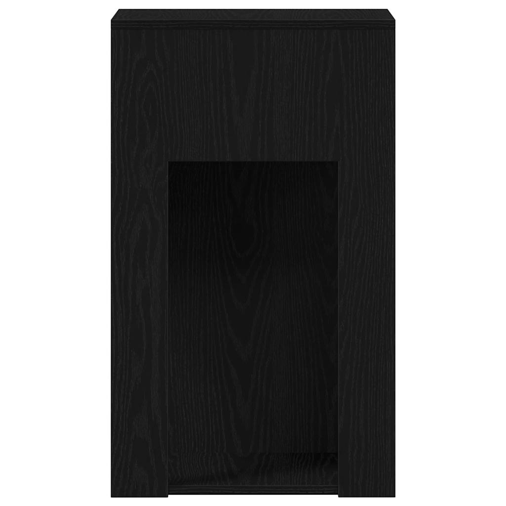 Support de tour d'ordinateur avec tiroir noir 30x44x74 cm Bureaux vidaXL   