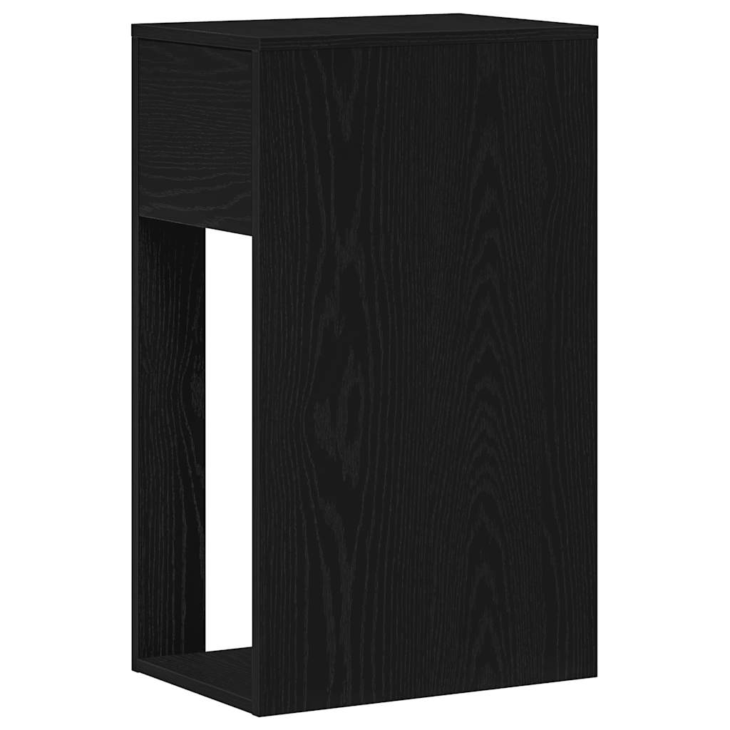 Support de tour d'ordinateur avec tiroir noir 30x44x74 cm Bureaux vidaXL   