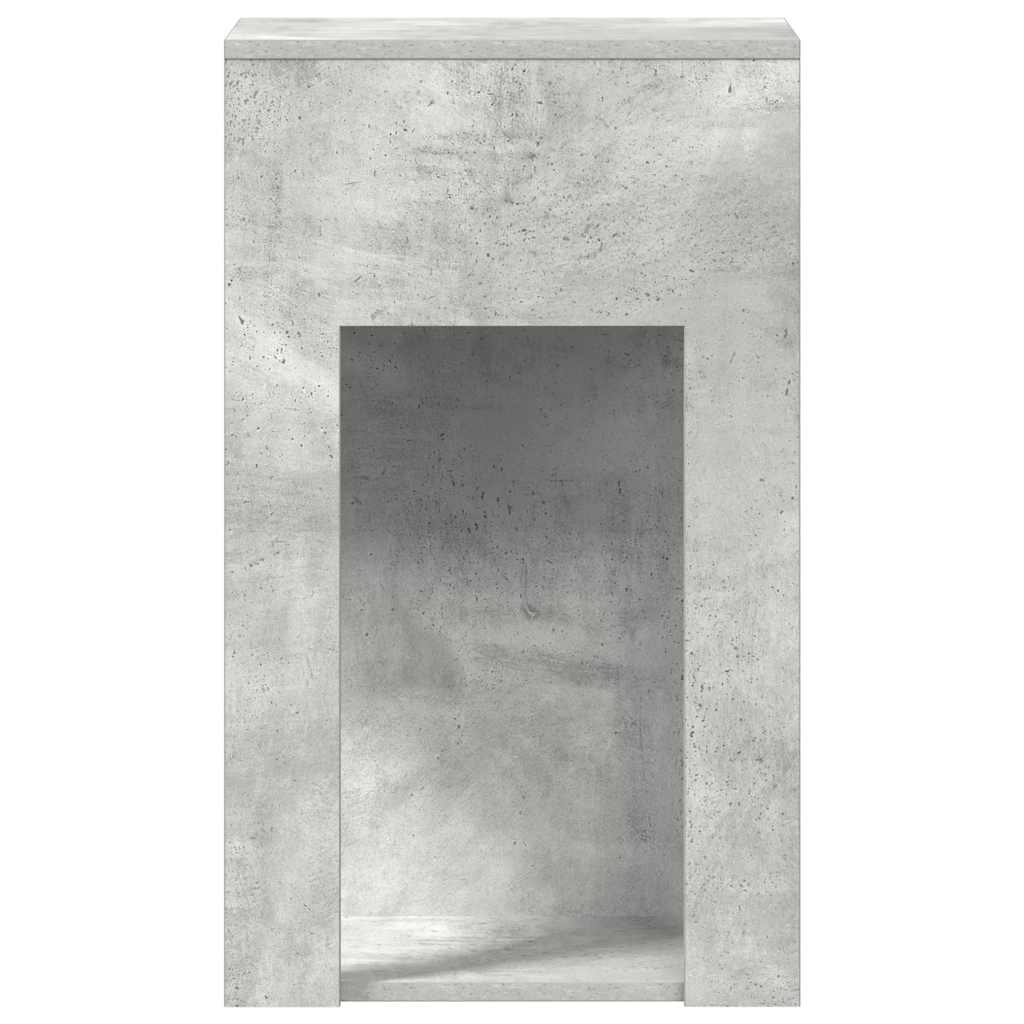 Support de tour d'ordinateur et tiroir gris béton 30x44x74 cm Bureaux vidaXL   