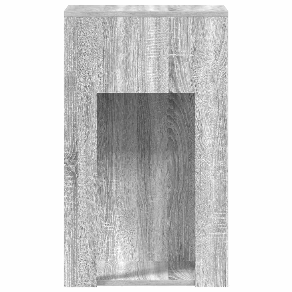 Support de tour d'ordinateur et tiroir sonoma gris 30x44x74 cm Bureaux vidaXL   