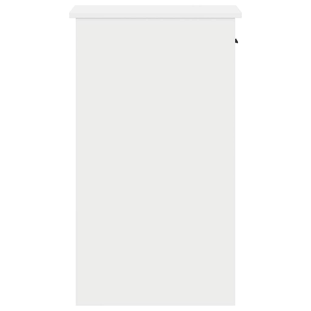 Support de tour d'ordinateur avec tiroir blanc 35x45x77 cm Bureaux vidaXL   