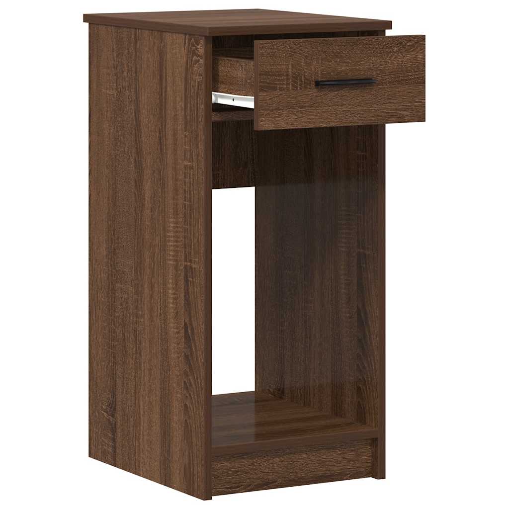 Support de tour d'ordinateur et tiroir chêne marron 35x45x77 cm Bureaux vidaXL   