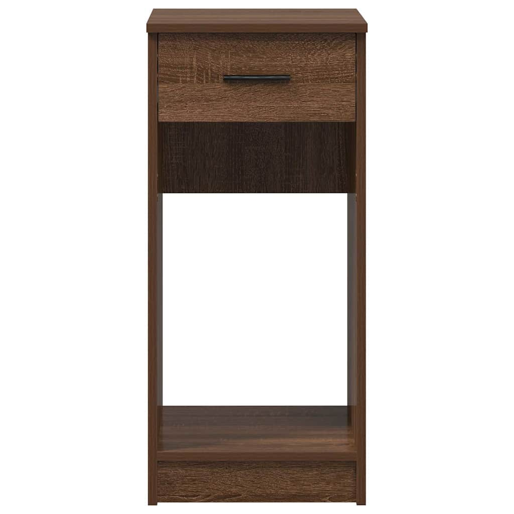 Support de tour d'ordinateur et tiroir chêne marron 35x45x77 cm Bureaux vidaXL   