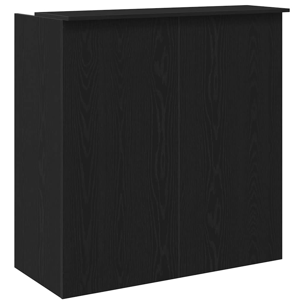 Bureau de réception chêne noir 100x50x103,5cm bois d'ingénierie Bureaux vidaXL