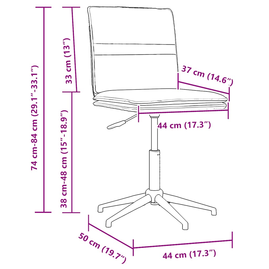 Chaise de salle à manger Vert foncé Velours Chaises de cuisine vidaXL