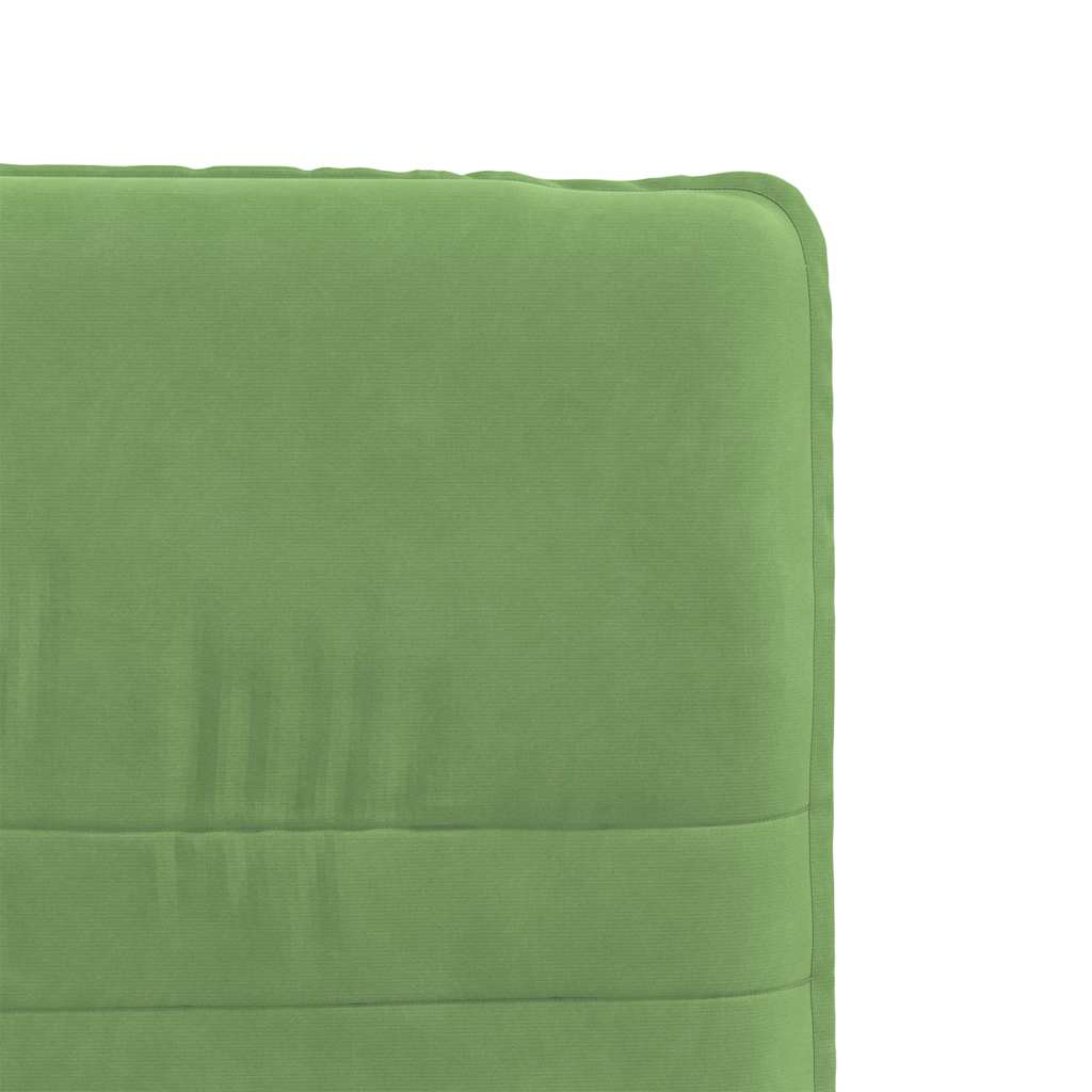 Chaise de salle à manger Vert clair Velours Chaises de cuisine vidaXL