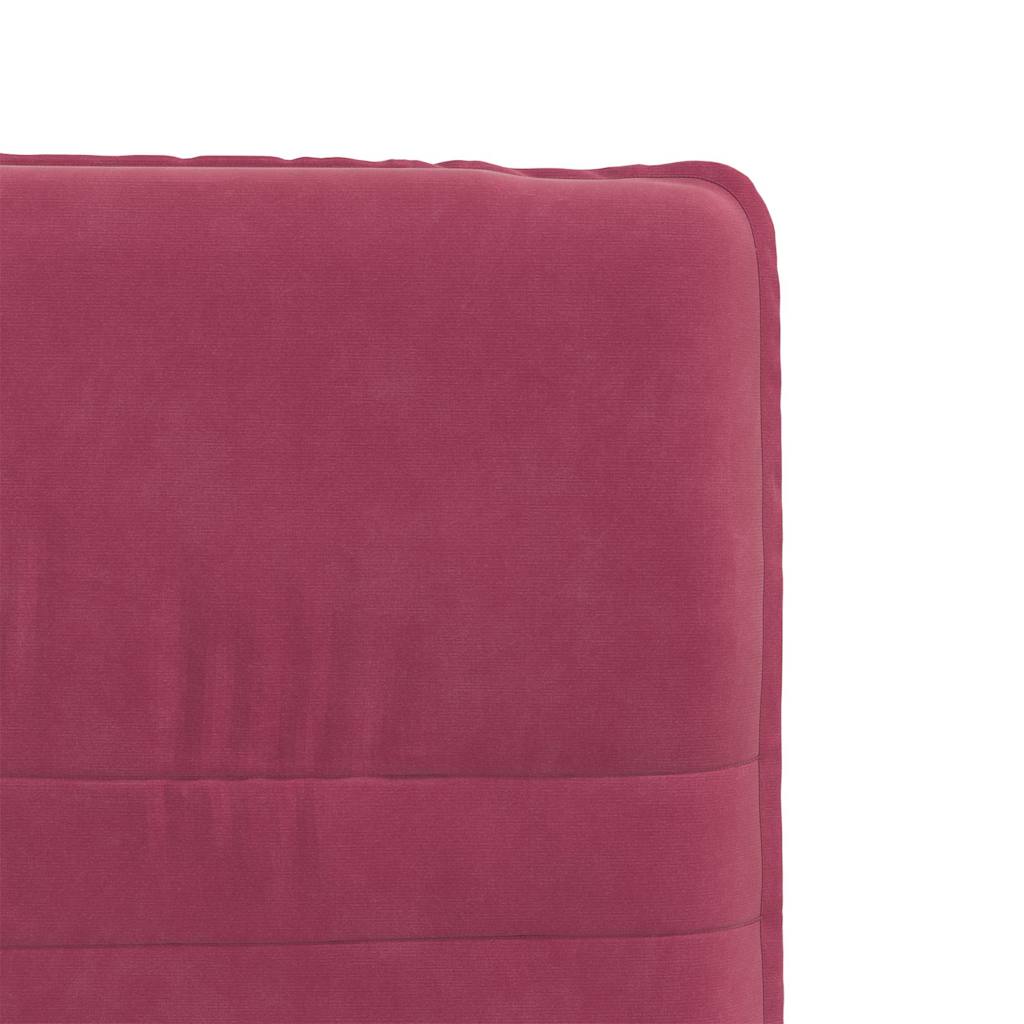 Chaise à manger Rouge bordeaux Velours Chaises de cuisine vidaXL