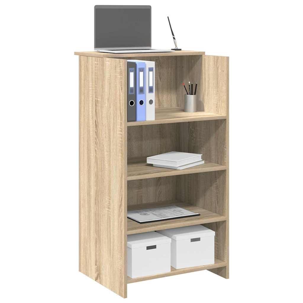 Bureau réception chêne sonoma 55x50x103,5 cm bois d'ingénierie Bureaux vidaXL