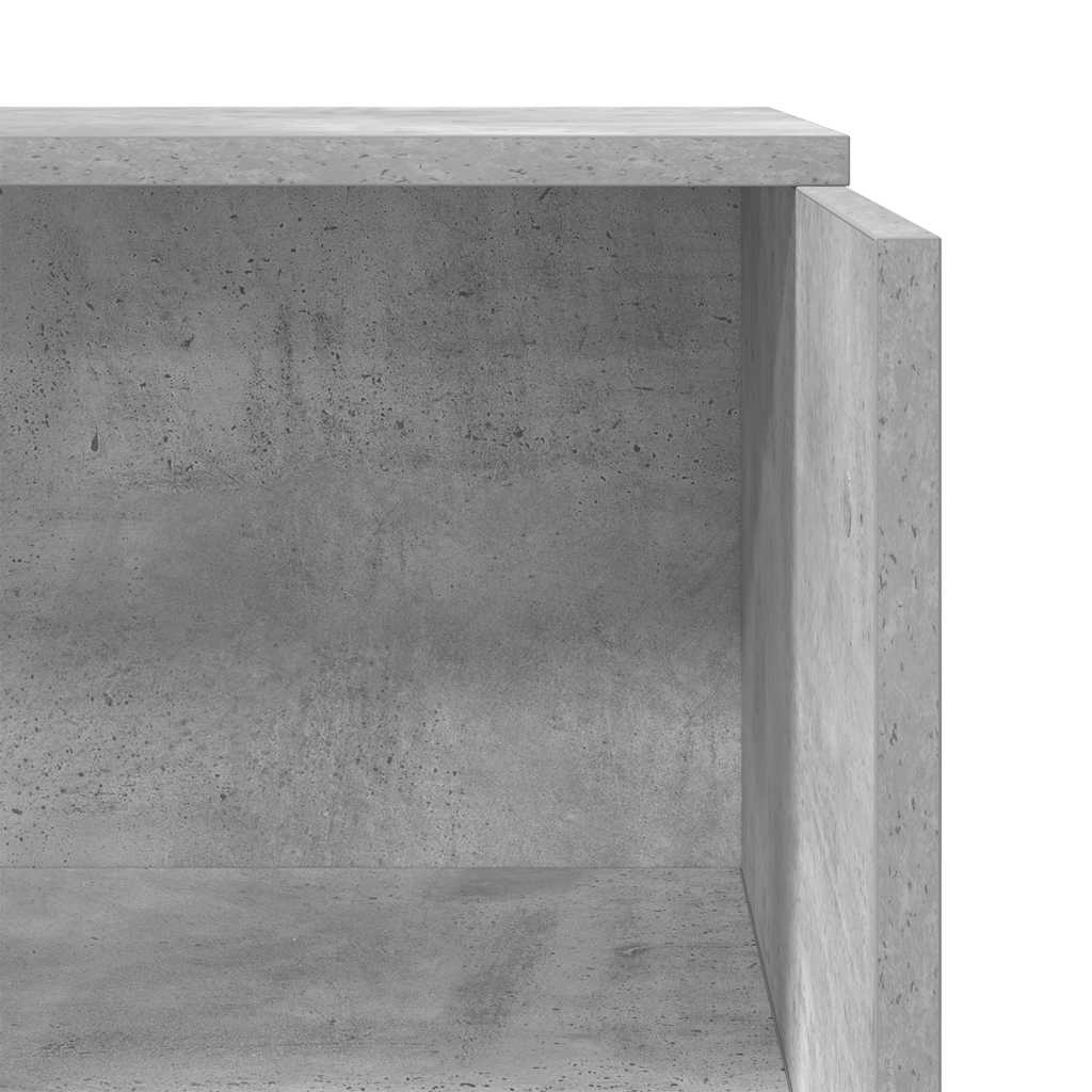 Bureau de réception gris béton 55x50x103,5 cm bois d'ingénierie Bureaux vidaXL