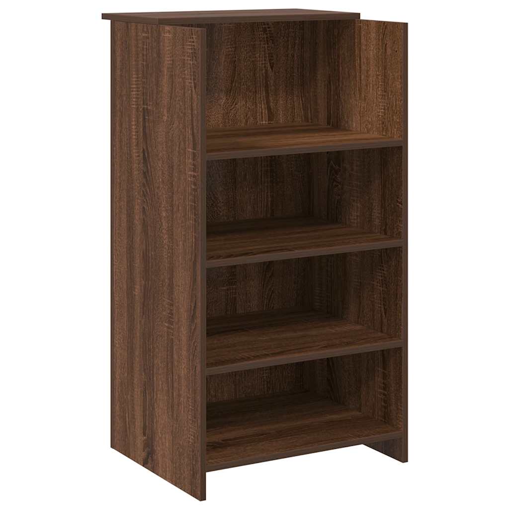 Bureau de réception chêne brun 55x50x103,5 cm bois d'ingénierie Bureaux vidaXL