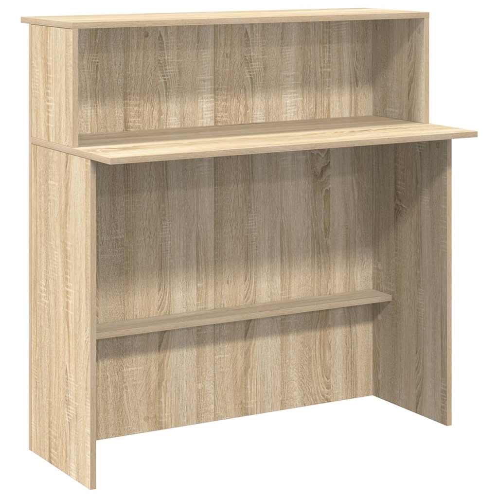 Bureau réception chêne sonoma 100x50x103,5 cm bois d'ingénierie Bureaux vidaXL