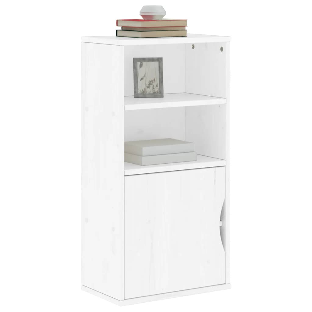 Armoire latérale ODDA blanc 40x24x79 cm bois massif pin Buffets & bahuts vidaXL