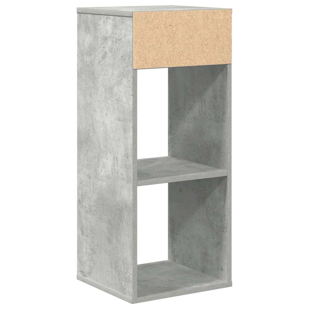 Bibliothèque gris béton 34x31x80 cm bois d’ingénierie Bibliothèques vidaXL