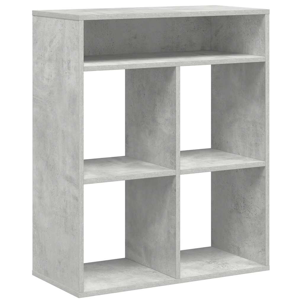 Bibliothèque gris béton 66x31x80 cm bois d’ingénierie Bibliothèques vidaXL