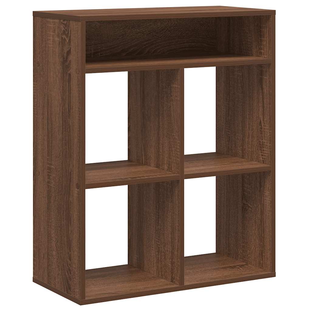 Bibliothèque chêne marron 66x31x80 cm bois d'ingénierie Bibliothèques vidaXL