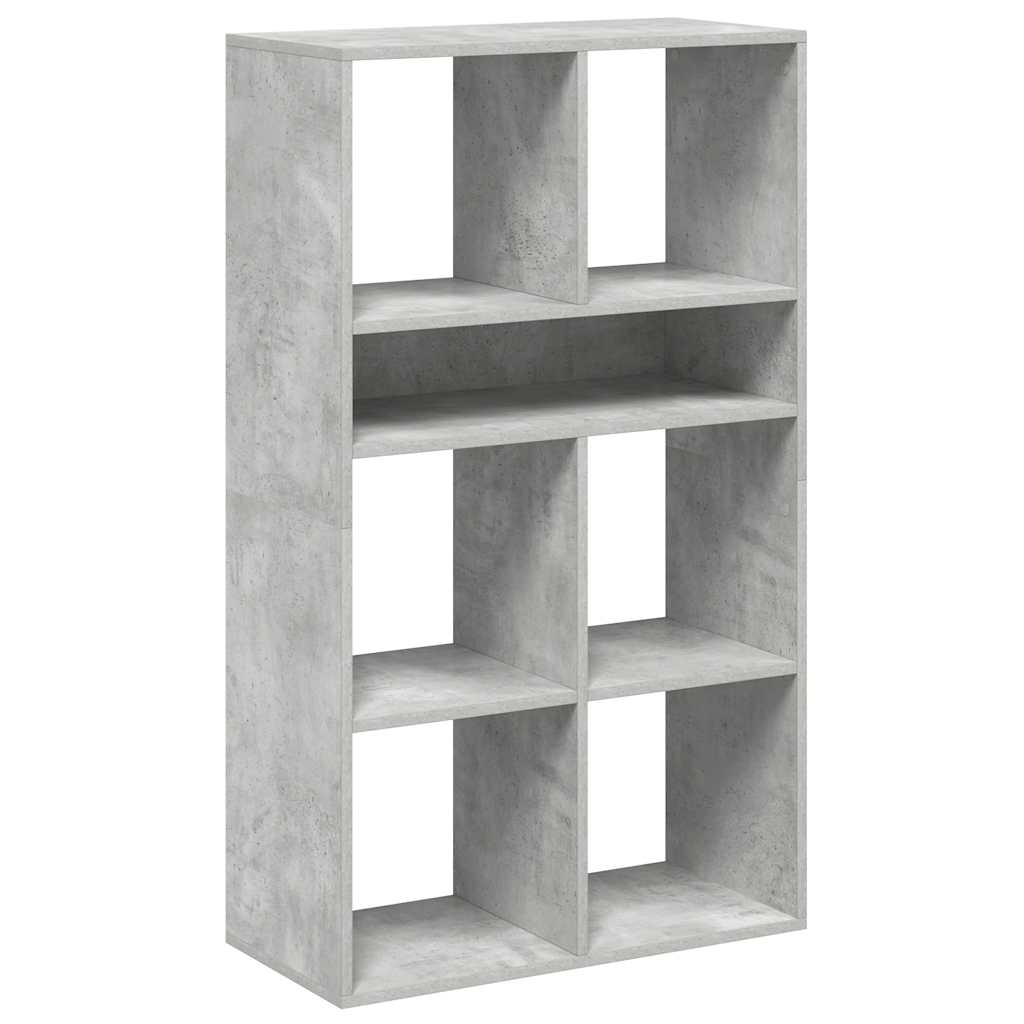 Bibliothèque gris béton 66x31x112 cm bois d'ingénierie Bibliothèques vidaXL