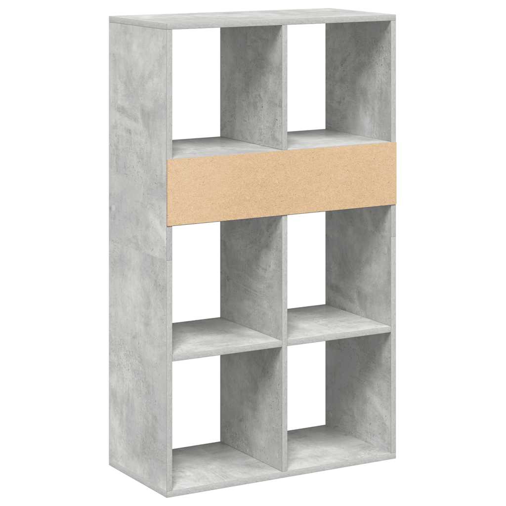 Bibliothèque gris béton 66x31x112 cm bois d'ingénierie Bibliothèques vidaXL