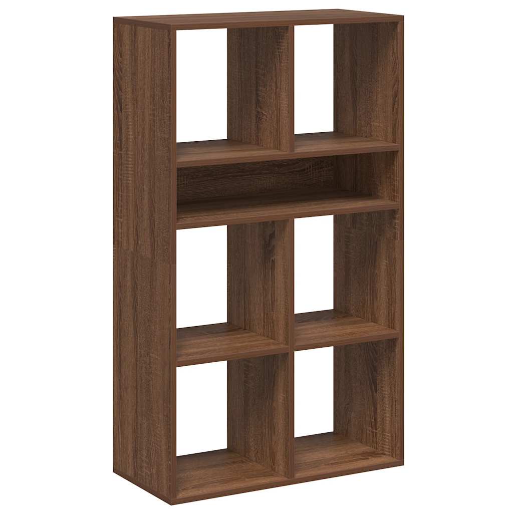 Bibliothèque chêne marron 66x31x112 cm bois d'ingénierie Bibliothèques vidaXL