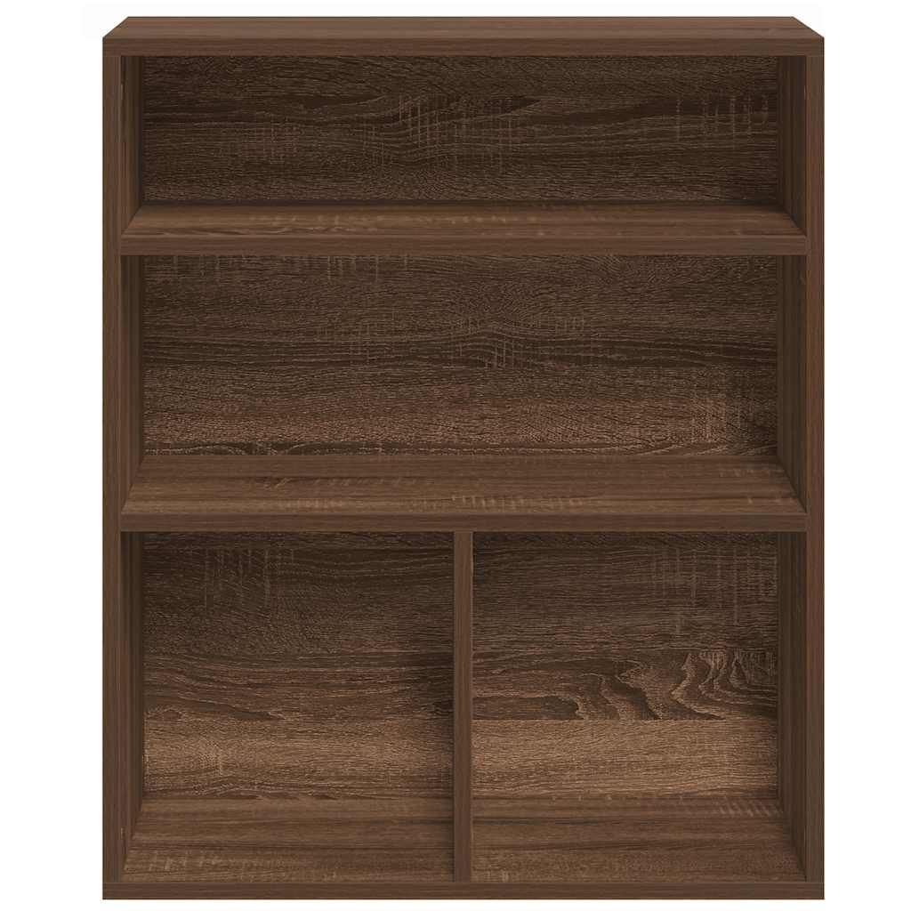 Bibliothèque chêne marron 60x30x71,5 cm bois d'ingénierie Bibliothèques vidaXL