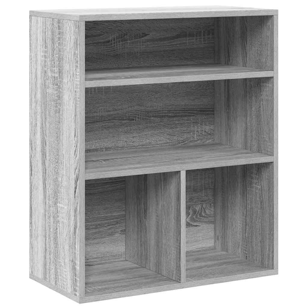 Bibliothèque sonoma gris 60x30x71,5 cm bois d'ingénierie Bibliothèques vidaXL