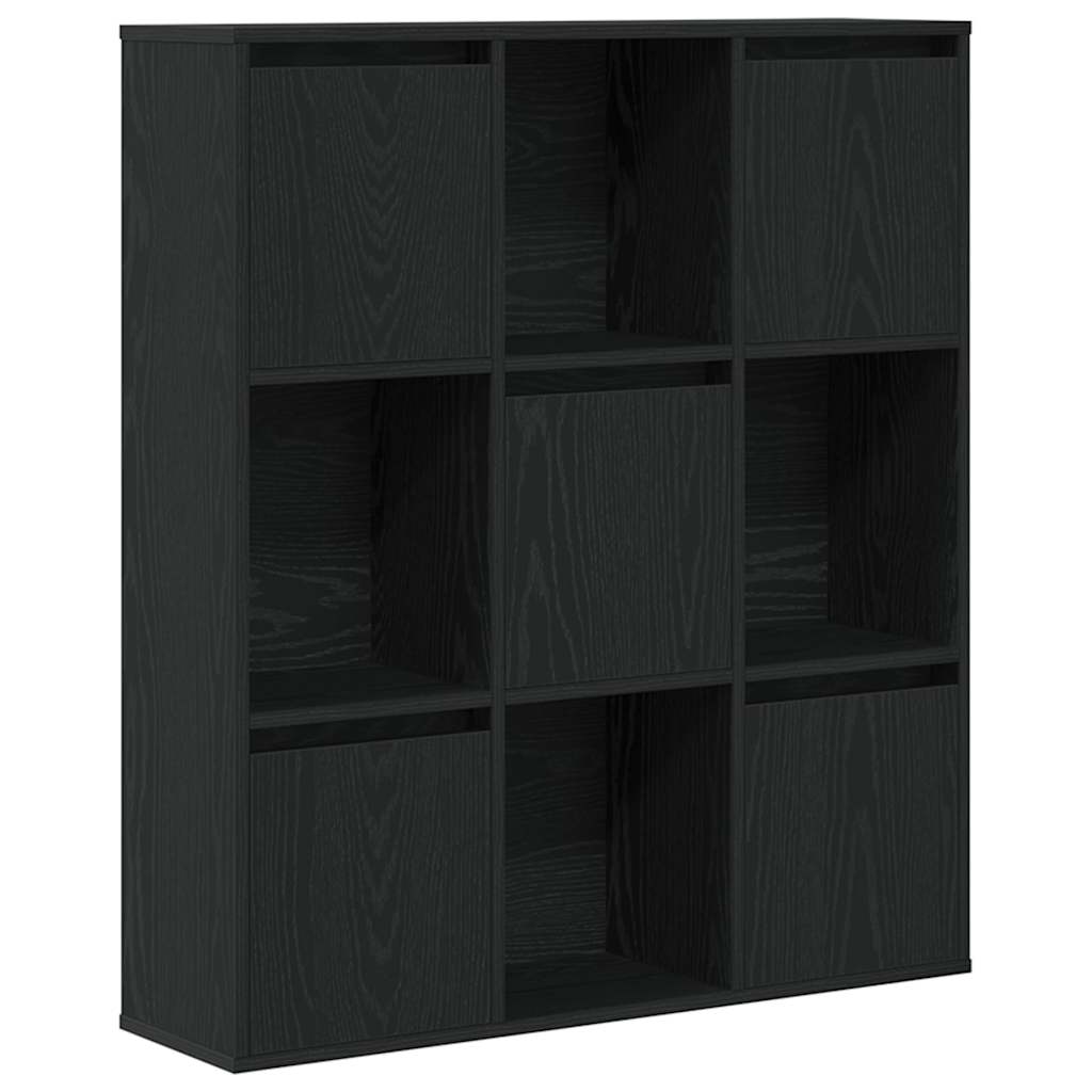 Bibliothèque chêne noir 89x24x101,5 cm bois d'ingénierie Bibliothèques vidaXL