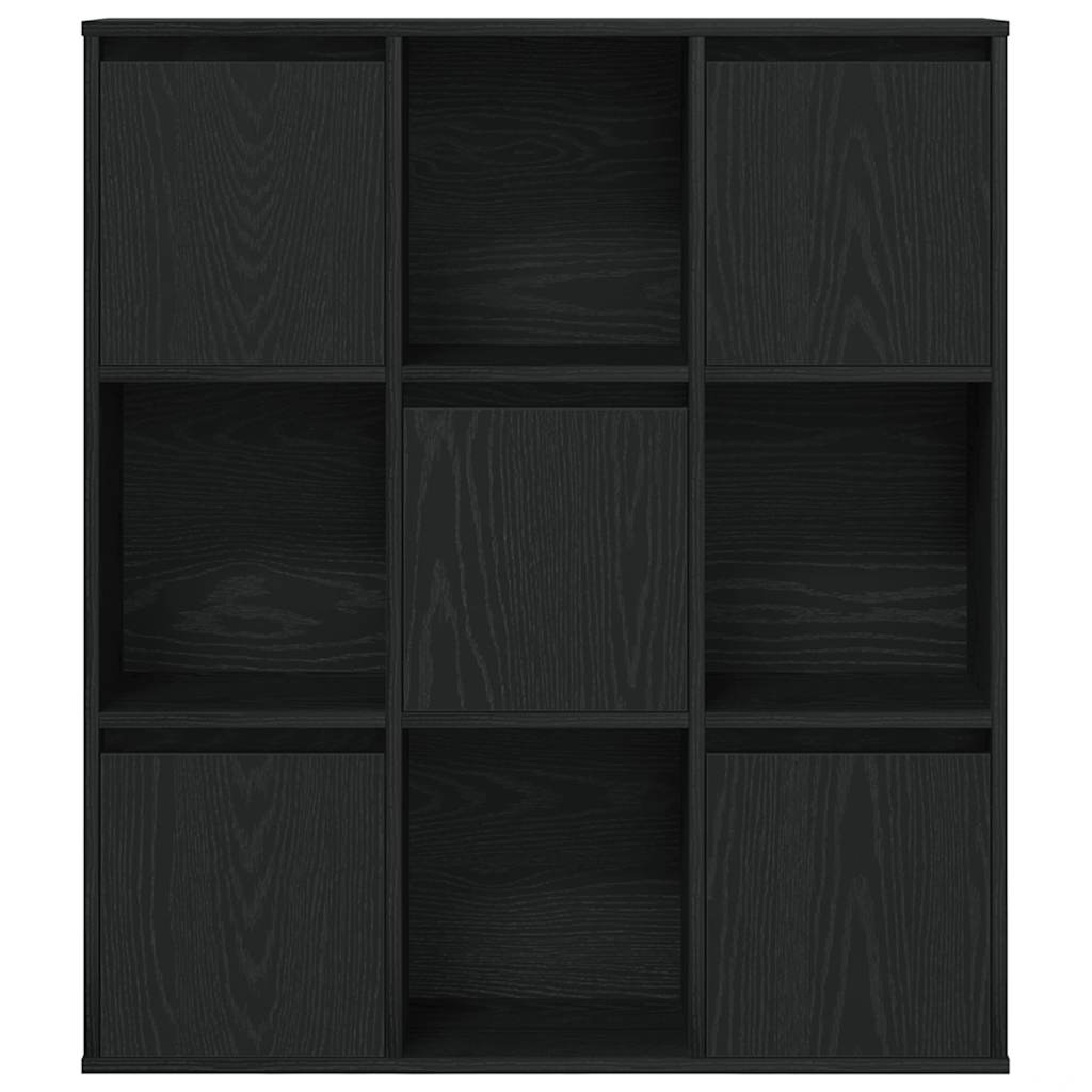 Bibliothèque chêne noir 89x24x101,5 cm bois d'ingénierie Bibliothèques vidaXL