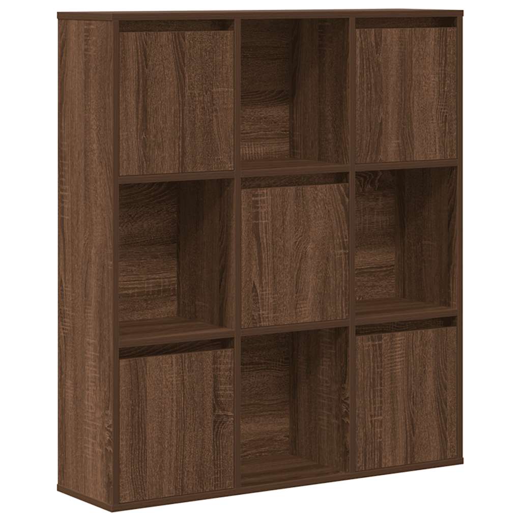 Bibliothèque chêne marron 89x24x101,5 cm bois d'ingénierie Bibliothèques vidaXL