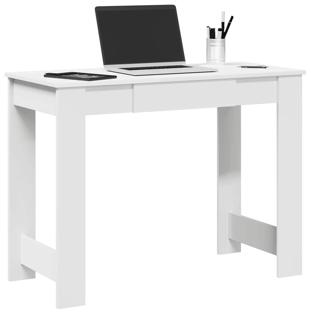 Bureau blanc 100x45x75 cm bois d'ingénierie Bureaux vidaXL