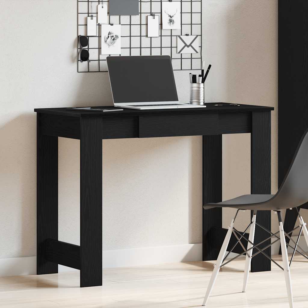 Bureau noir 100x45x75 cm bois d'ingénierie Bureaux vidaXL