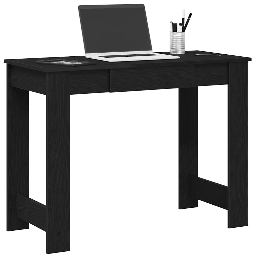 Bureau noir 100x45x75 cm bois d'ingénierie Bureaux vidaXL