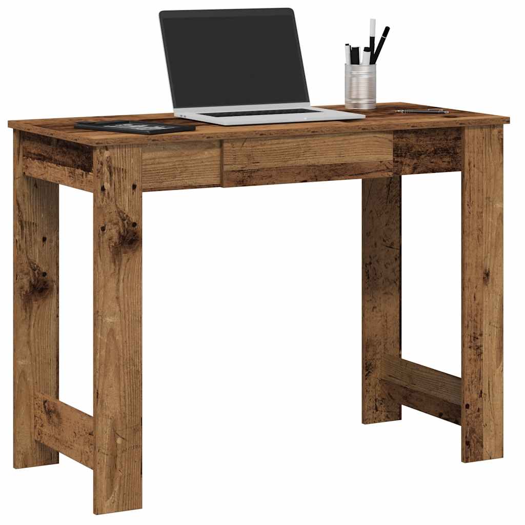 Bureau vieux bois 100x45x75 cm bois d'ingénierie Bureaux vidaXL