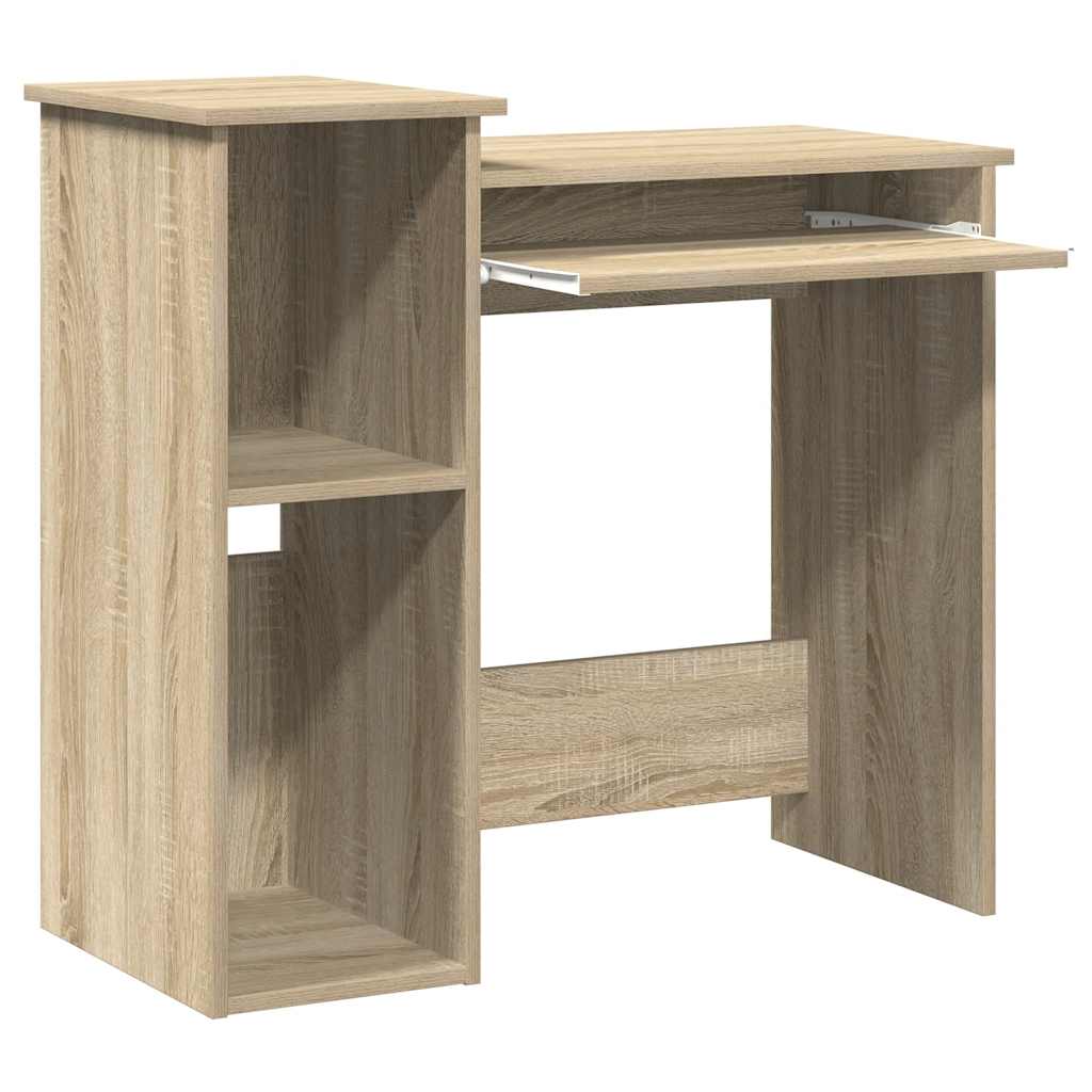 Bureau avec étagères chêne sonoma 84x40x78 cm Bureaux vidaXL