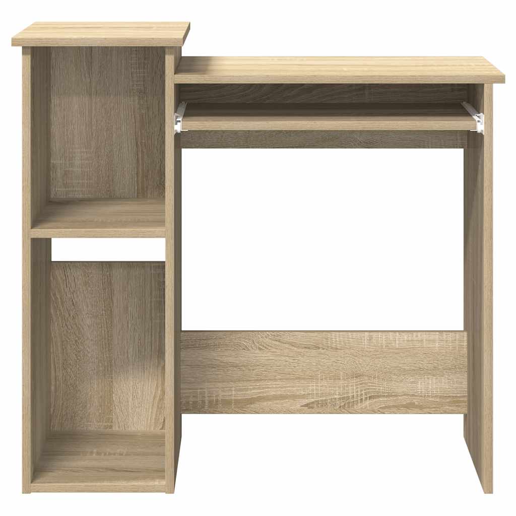 Bureau avec étagères chêne sonoma 84x40x78 cm Bureaux vidaXL