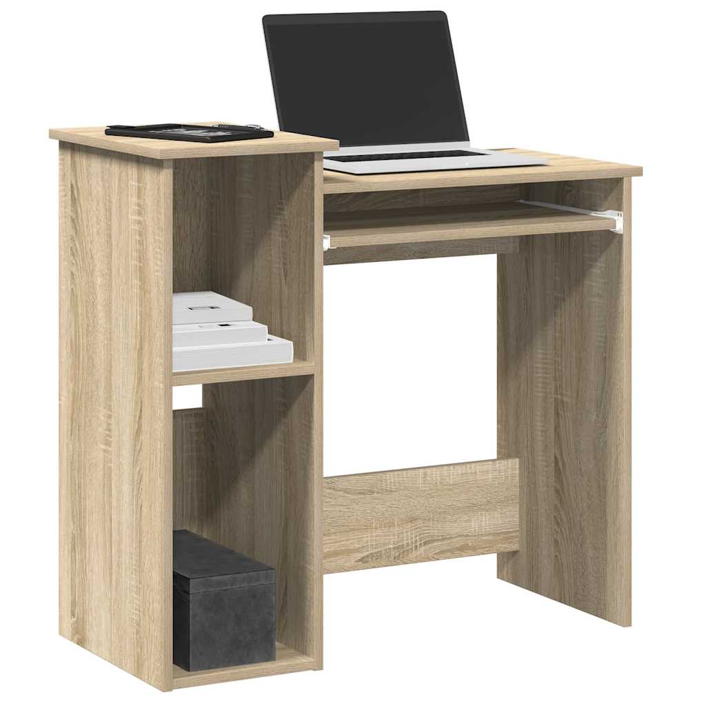 Bureau avec étagères chêne sonoma 84x40x78 cm Bureaux vidaXL