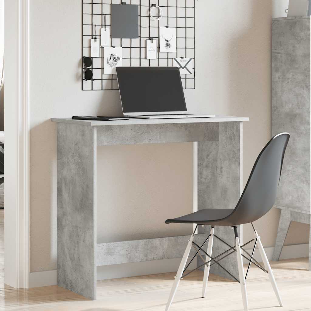 Bureau Gris béton 80x40x75 cm Aggloméré Bureaux vidaXL   