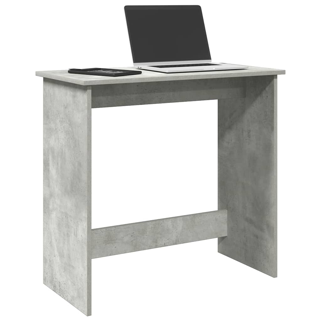 Bureau Gris béton 80x40x75 cm Aggloméré Bureaux vidaXL   