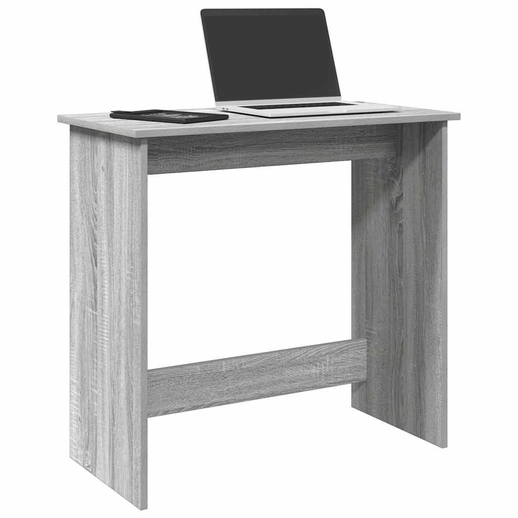 Bureau sonoma gris 80x40x75 cm bois d'ingénierie Bureaux vidaXL   