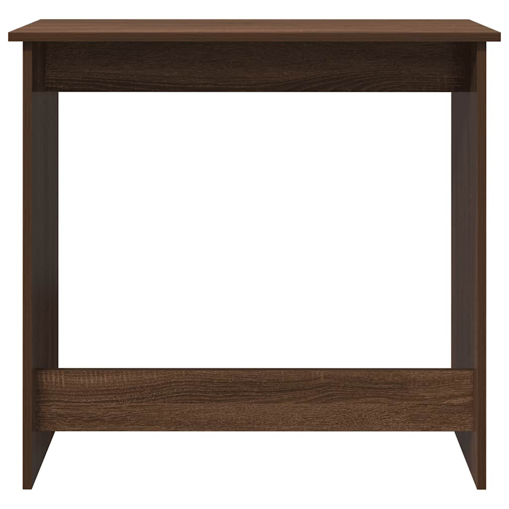 Bureau chêne marron 80x40x75 cm bois d'ingénierie Bureaux vidaXL   