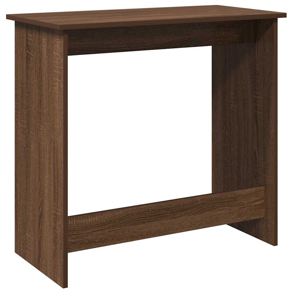 Bureau chêne marron 80x40x75 cm bois d'ingénierie Bureaux vidaXL   