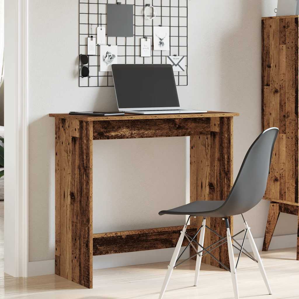 Bureau style vieux bois 80x40x75 cm bois d'ingénierie Bureaux vidaXL   