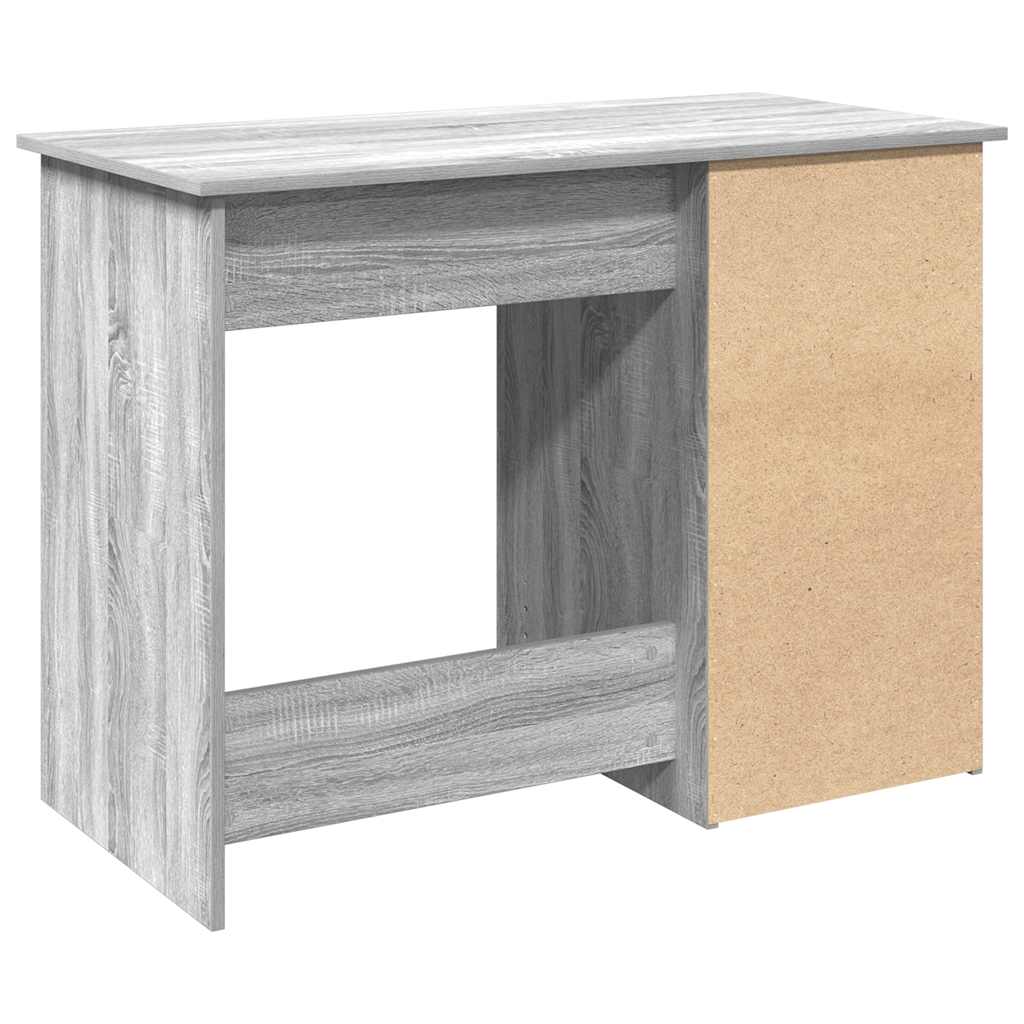 Bureau sonoma gris 102x50x75 cm bois d'ingénierie Bureaux vidaXL   