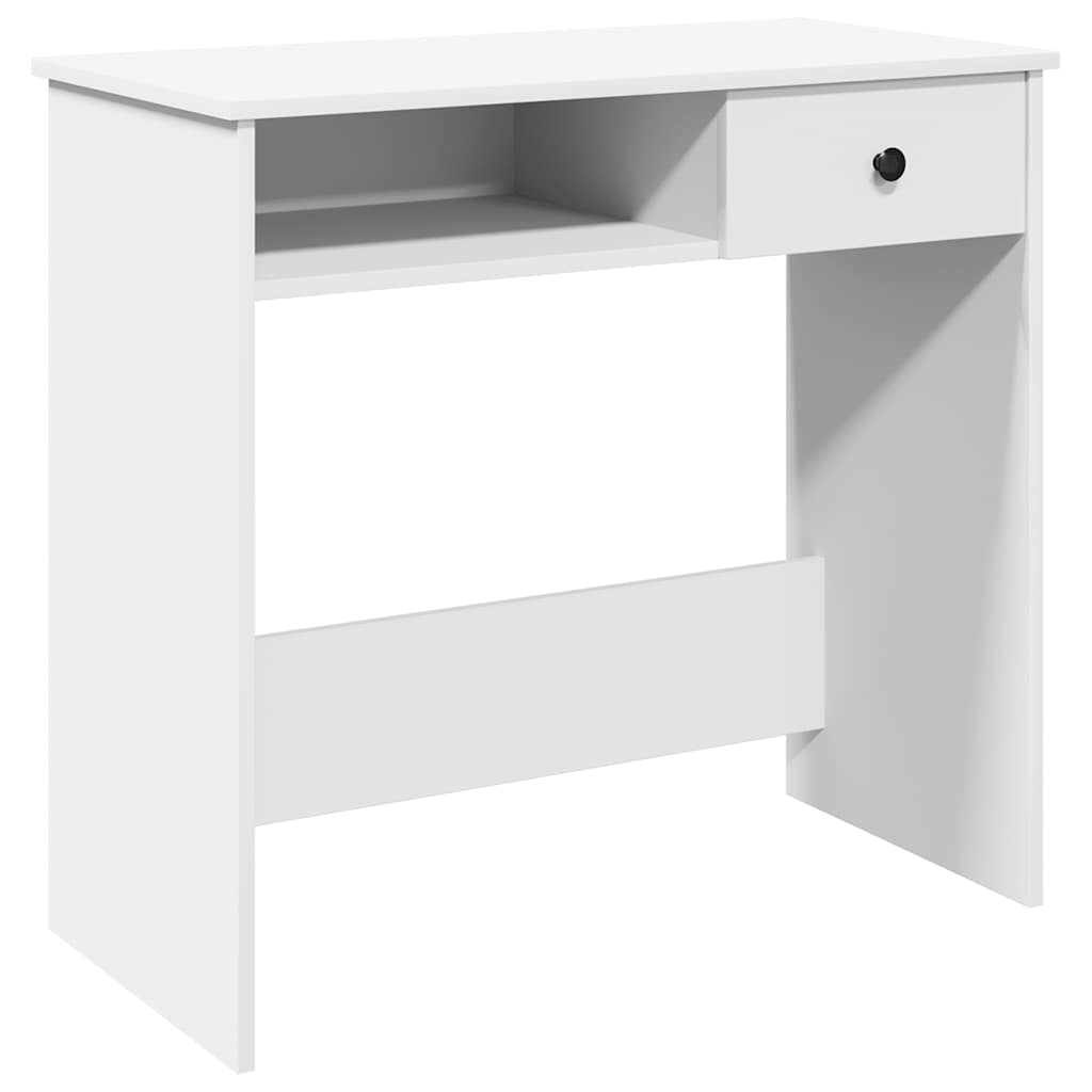 Bureau Blanc 80x40x75 cm Bois d'ingénierie Bureaux vidaXL   