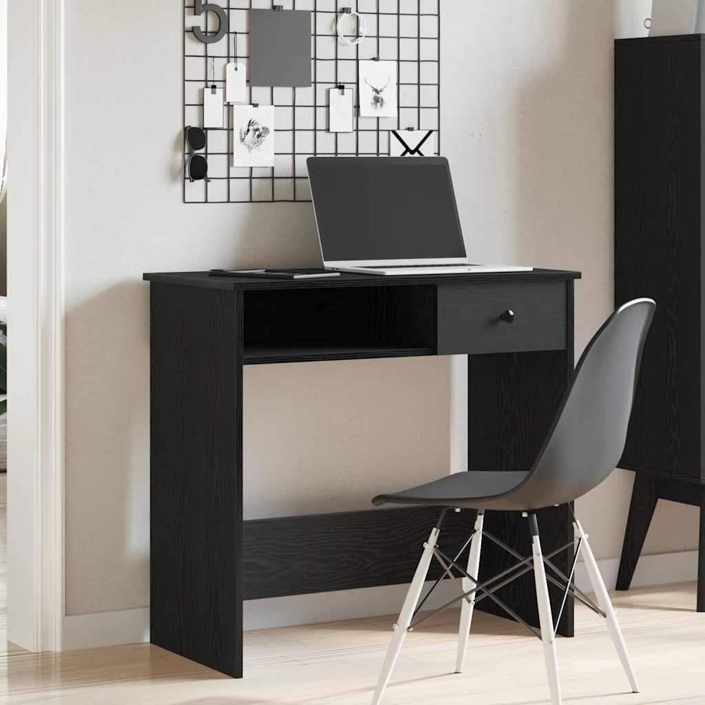 Bureau Noir 80x40x75 cm Aggloméré Bureaux vidaXL   